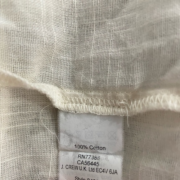 Madewell Farmstand Popover in Ivory - Picture 10 of 10